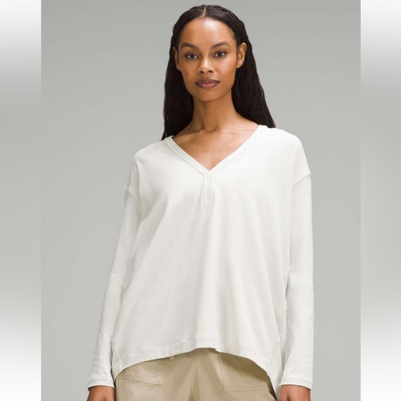 lululemon athletica Tops - Back in Action Long Sleeve *V-Neck